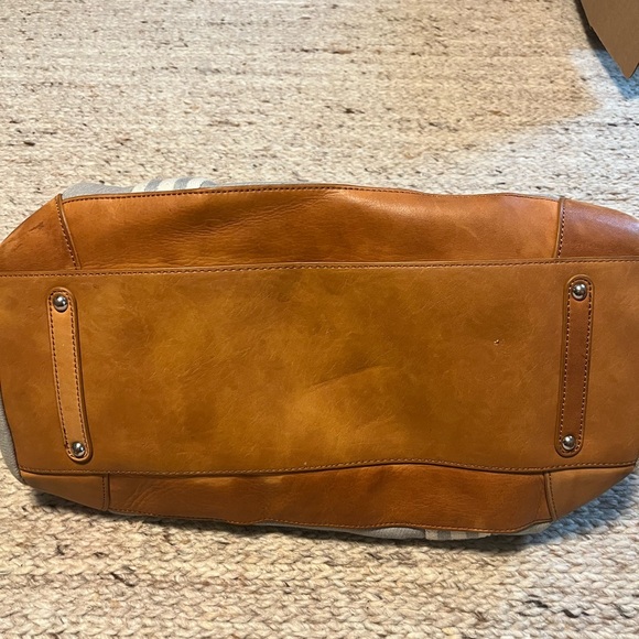 Pottery Barn Gray and Tan Diaper Bag - Picture 3 of 10